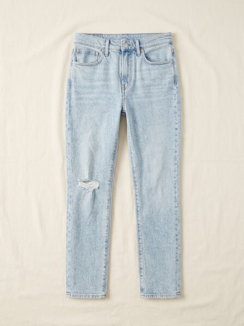 Madewell The Perfect Vintage Jean Size 29 Light Wash High Rise Distressed Denim